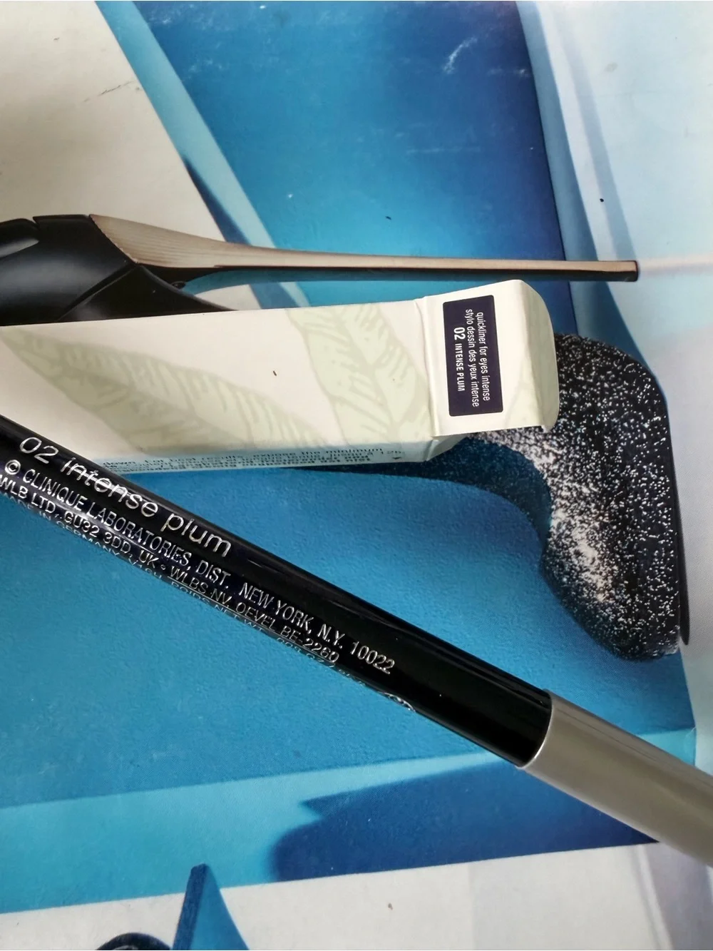 Clinique Quickliner Intense Liner For Eyes #02 INTENSE PLUM W Smudger Eyeliner